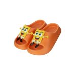 دمپایی بچه‌گانه مدل باب اسفنجی