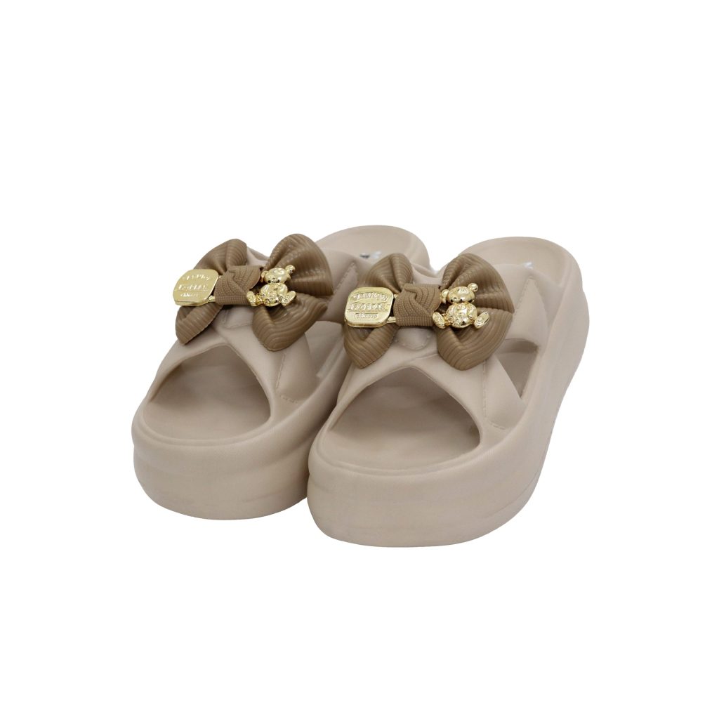 دمپایی زنانه مدل آیسان کرم