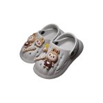 کراکس لبوبو پسرانه طوسی کم رنگ