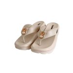 دمپایی زنانه مدل هیون انگشتی کرم