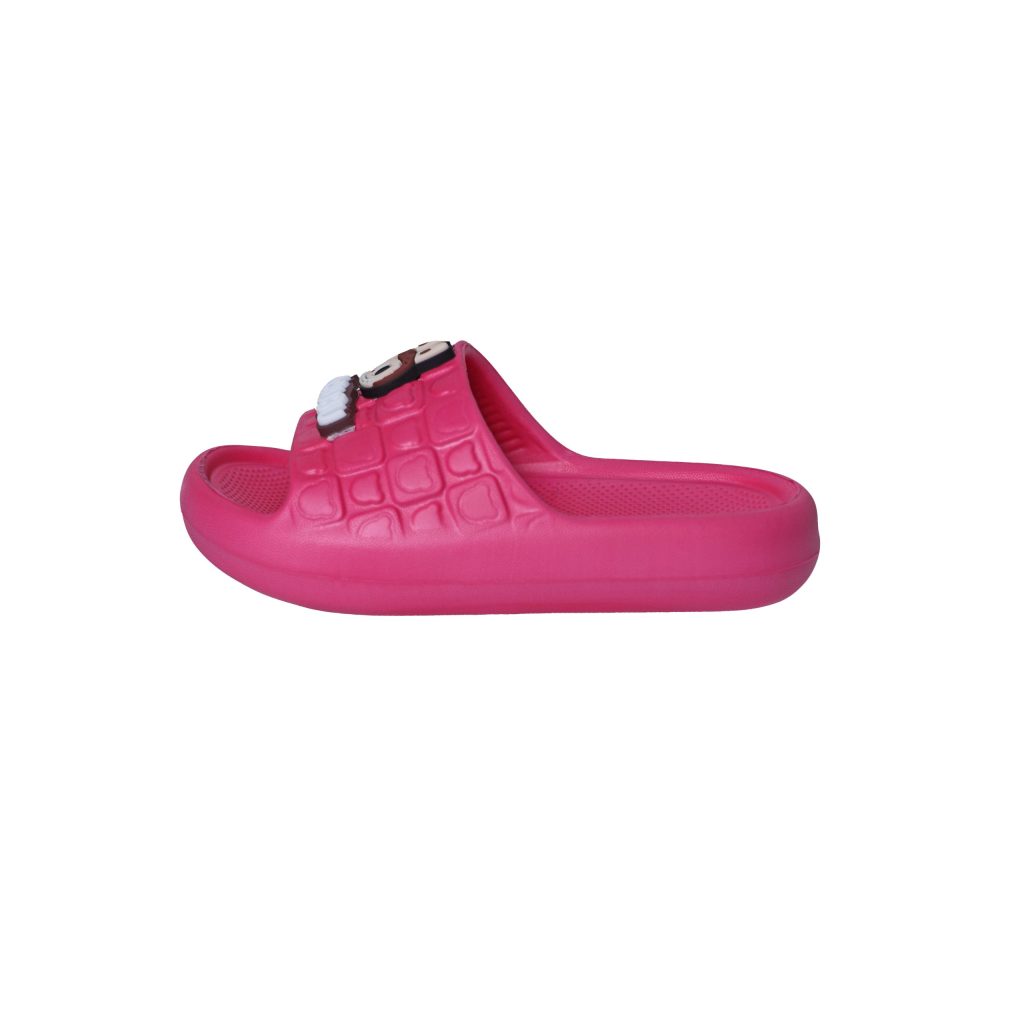 دمپایی بچگانه مدل لبوبو صورتی