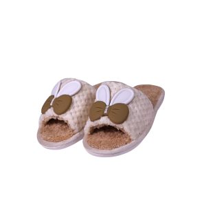 دمپایی پولیشی زنانه مدل کالیفرنیا کرم