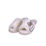 دمپایی پولیشی زنانه مدل قندق کرم