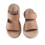 دمپایی زنانه مدل هیبا نسکافه ای