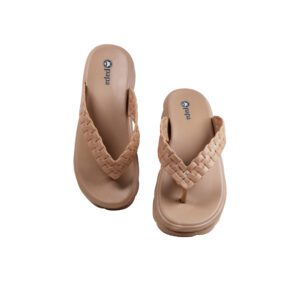 دمپایی انگشتی زنانه مدل توران نسکافه ای