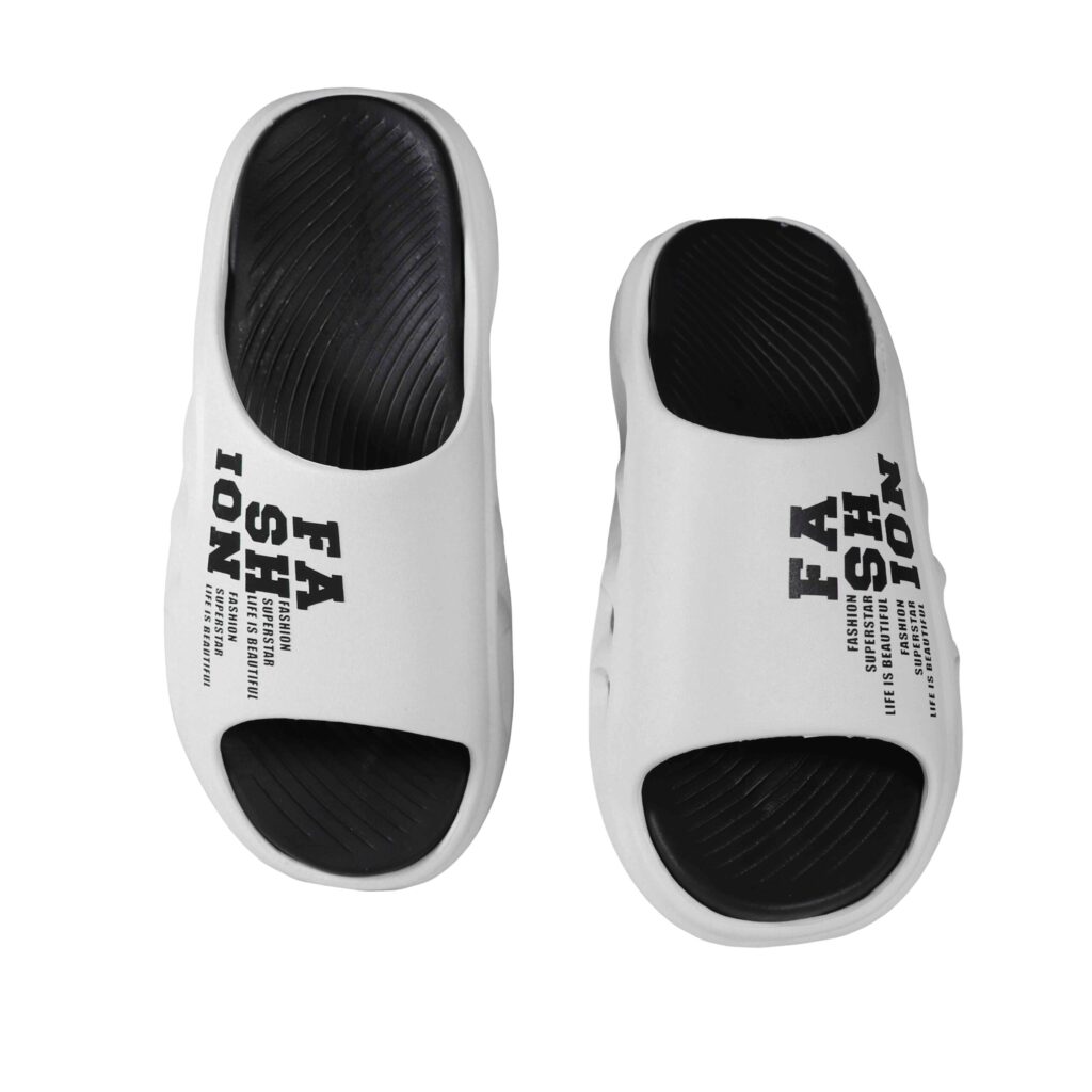 دمپایی مردانه مدل فشن سفید