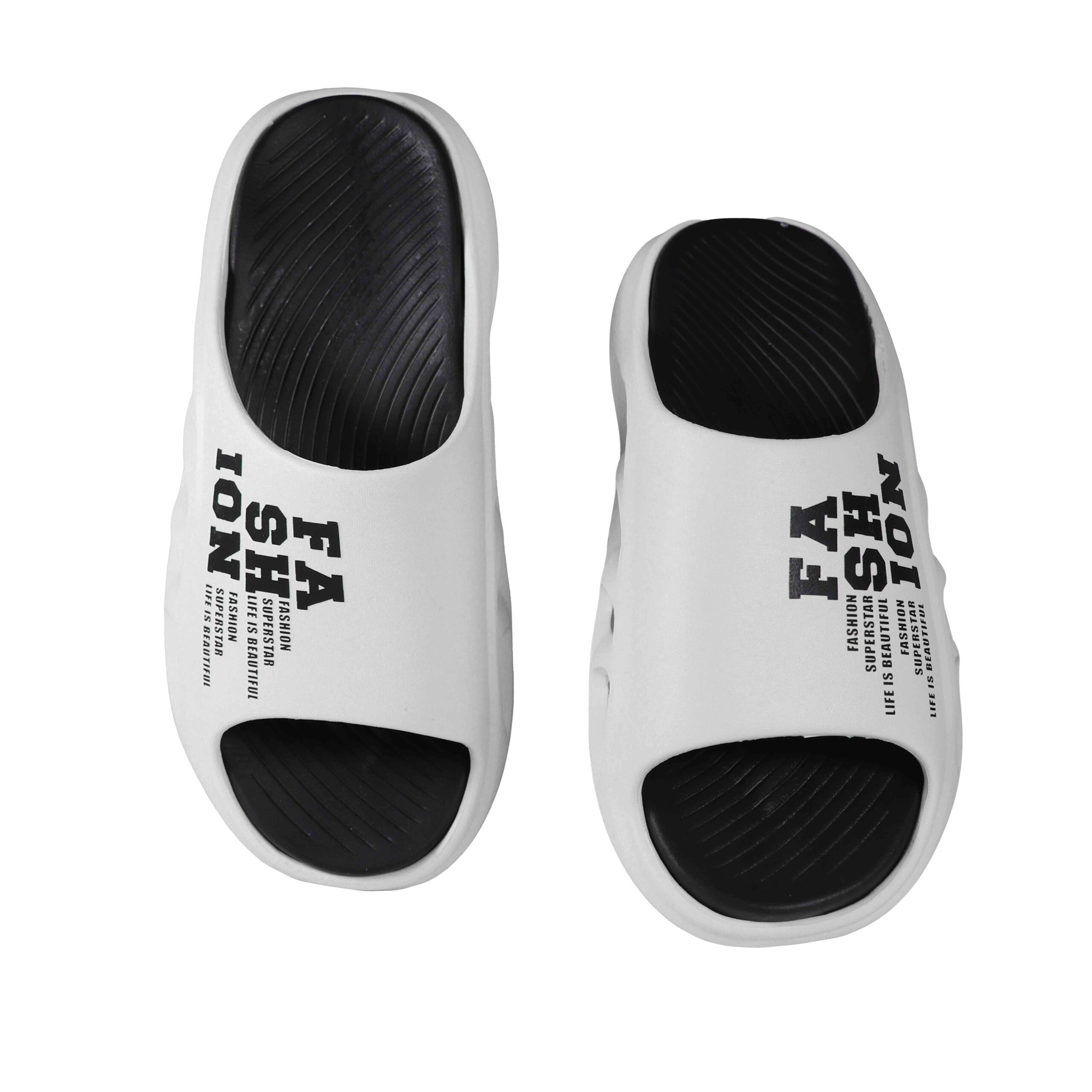 دمپایی مردانه مدل فشن سفید