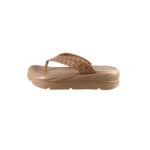 دمپایی زنانه انگشتی مدل توران نسکافه ای